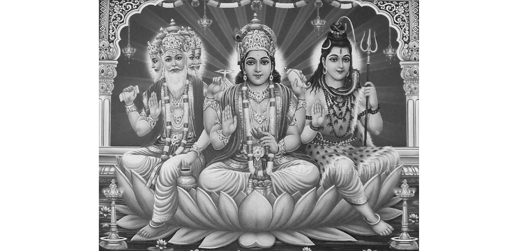 Vishnu’s third eye and the trinity representation