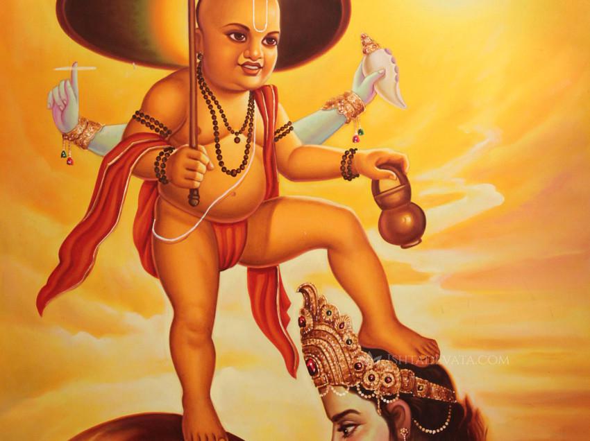 Vamana Avatar And The Significance Of Interchanged Weapons Of God Vishnu