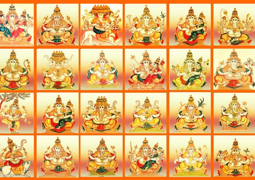 32 Forms of Lord Ganesha with Images