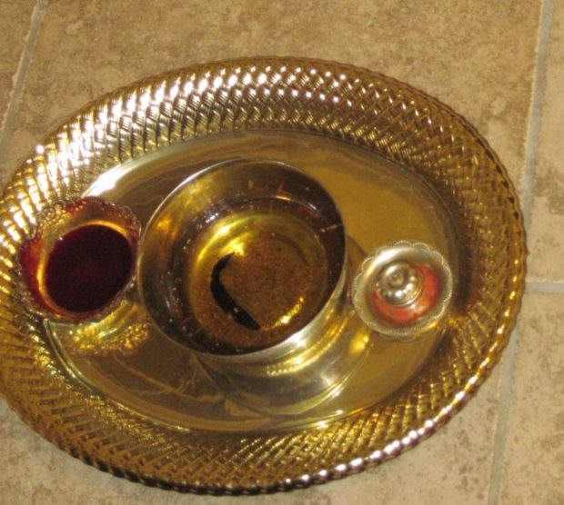 oiling during diwali
