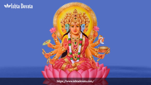 Appearance of Goddess Gayatri