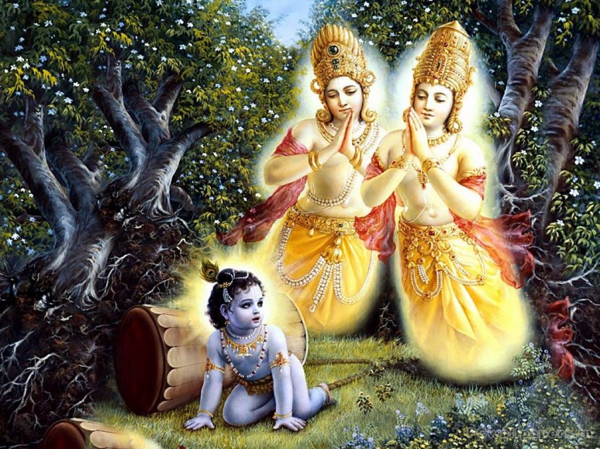 Sri Krishna Stories – Episode 13 – Krishna gets tied up and releases twin brothers from a curse