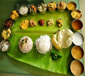 Onam Celebrations – Onasadya and the food served.