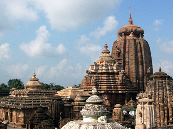 Lingaraj temple at Bhubaneswar